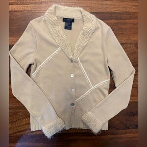 Clorinda Cream Cardigan Sweater